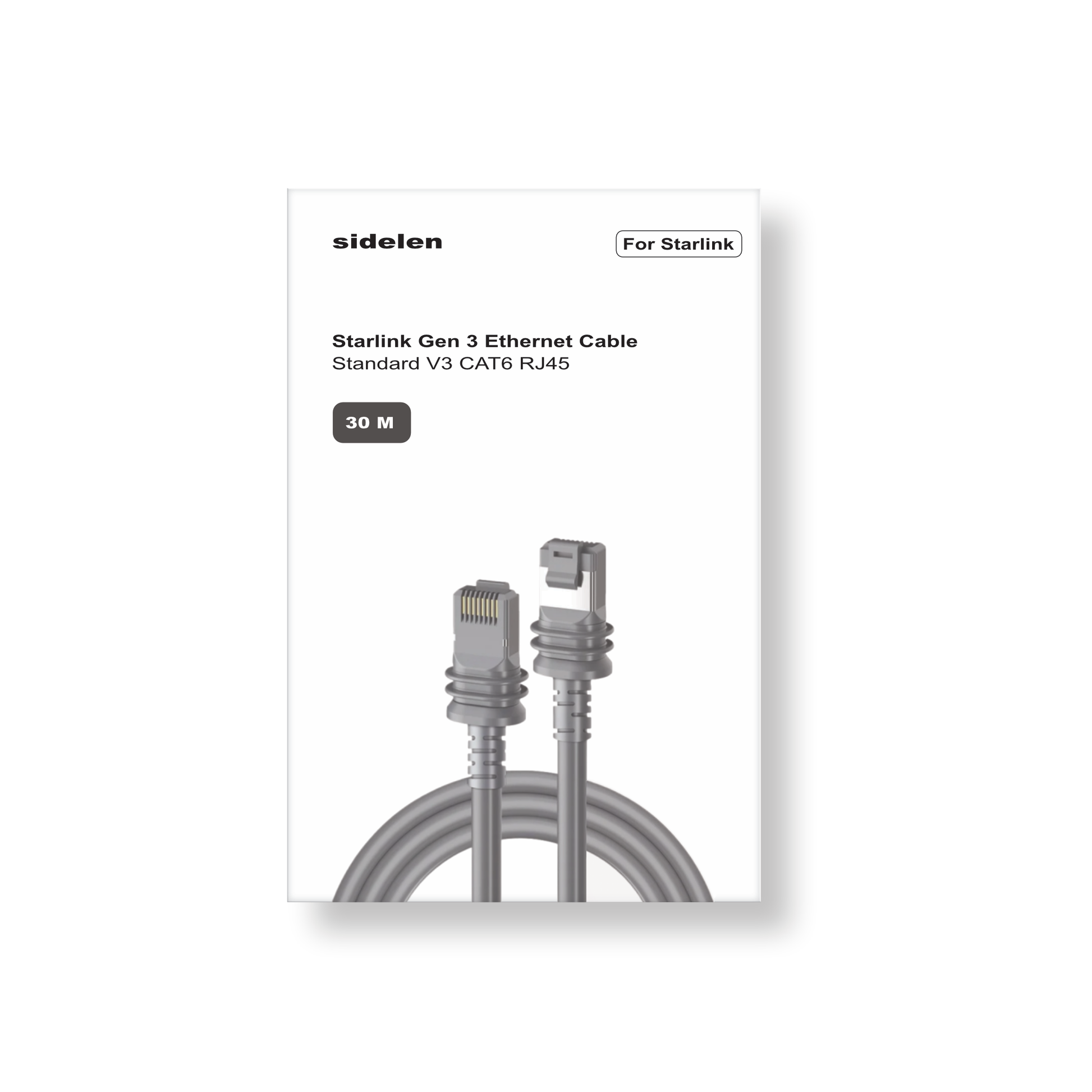 Câble ethernet Starlink Gen 3 V4 CAT6 RJ45 30M